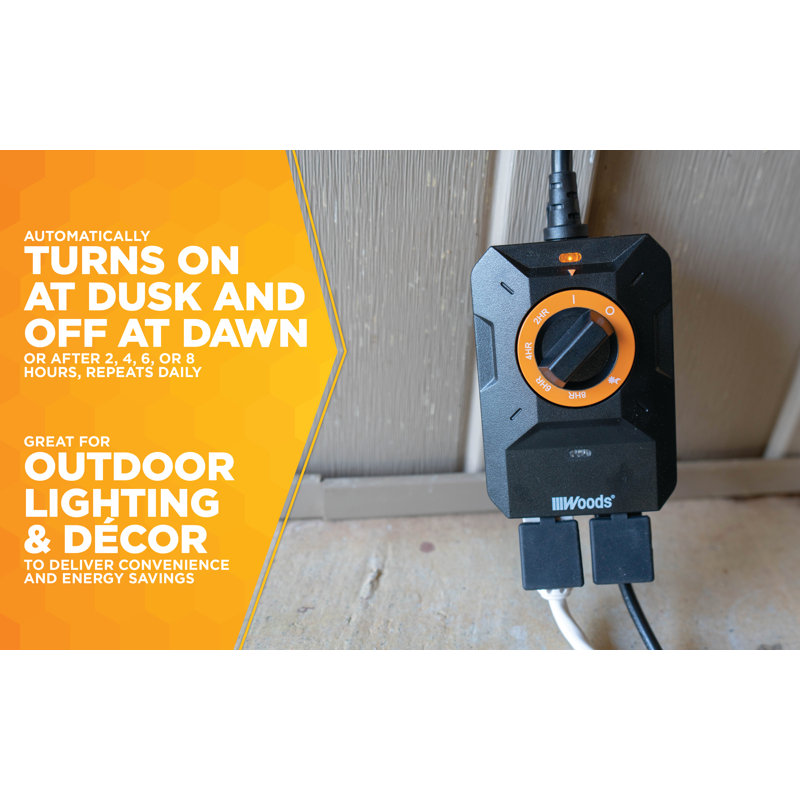 Woods Outdoor Dusk to Dawn Lighting Timer & Reviews Wayfair